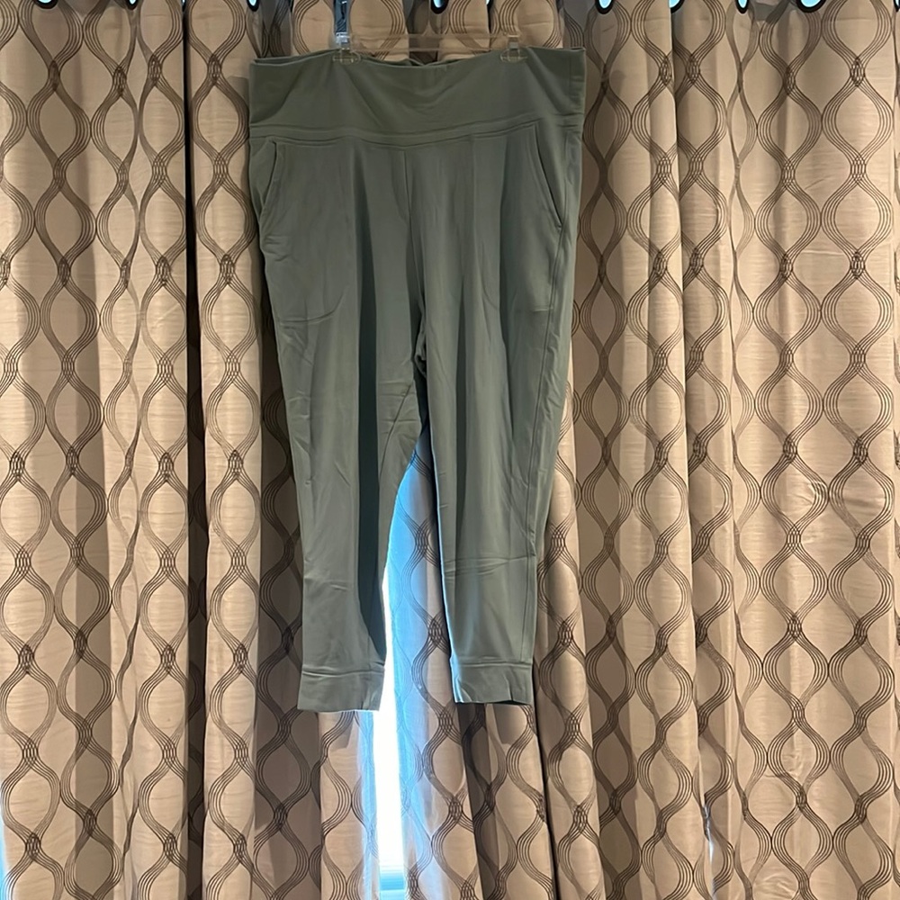 Fold over waist yoga pants